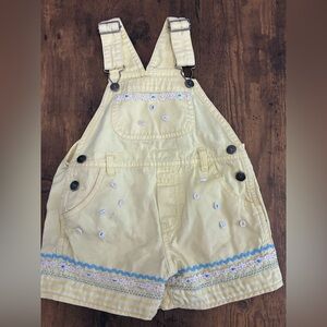 Girl’s 24 Month Yellow Overalls